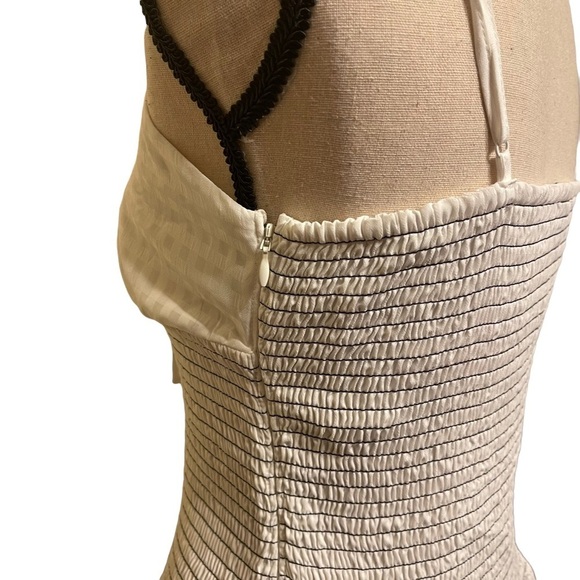 The East Order Revolve Chance Mini Dress Lace Up in White Women's Medium - Picture 7 of 12